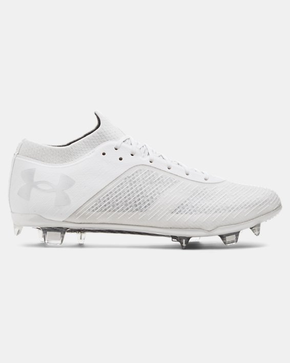 Unisex UA Shadow Pro FG Football Boots, White, pdpMainDesktop image number 0